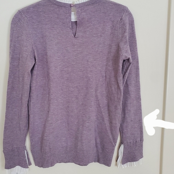 Vila Milano Pleated Collar and Cuff Sweater NWOT - Picture 7 of 7